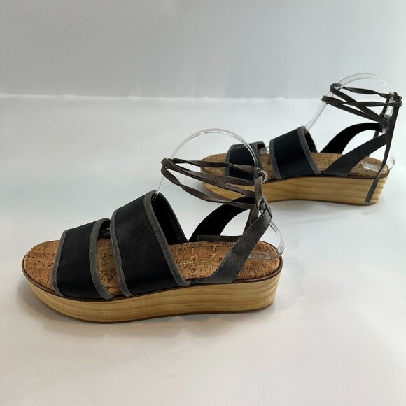 Free People Lace-up Flatform Sandals - Picture 4 of 10